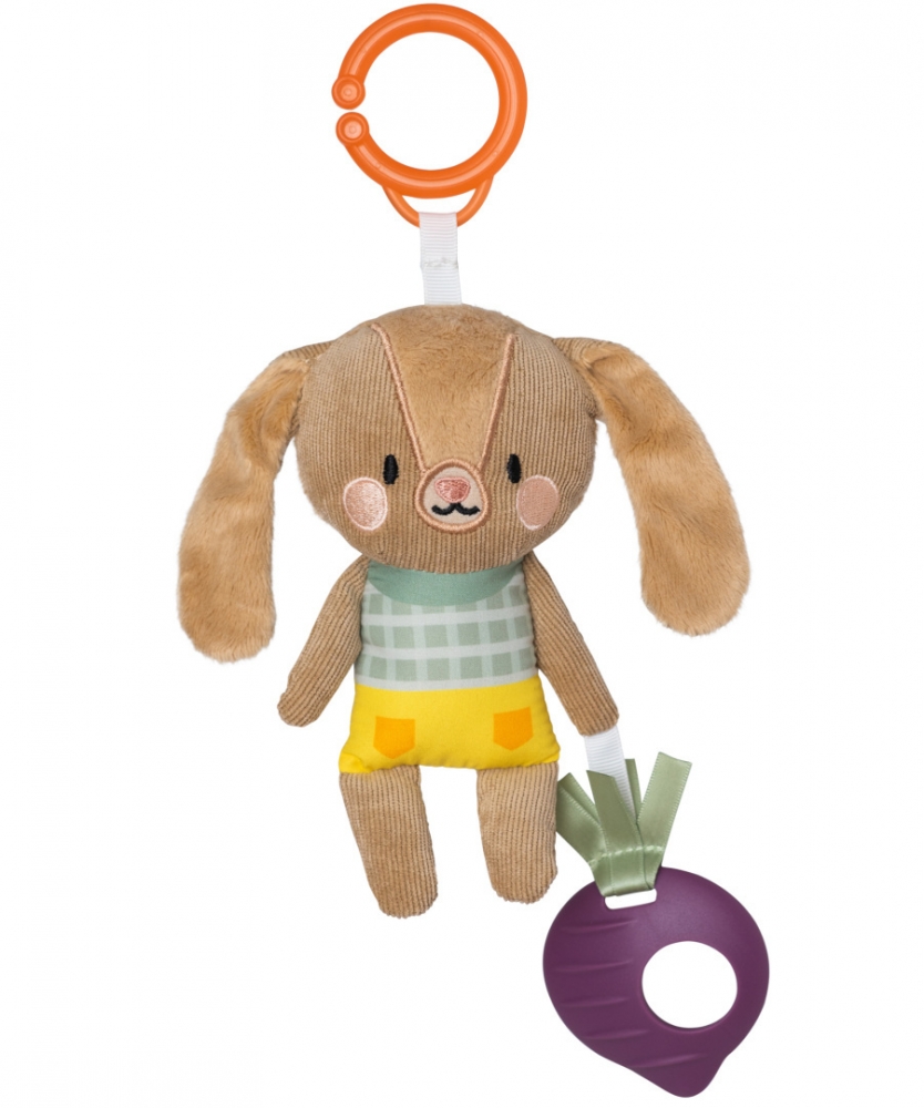 Baby Soft Rattle, Taf Toys, Bunny Jenny, Brown